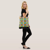 Schottische inspirierte Iona Tartan-Taschen-Tasche Tasche (Am Model)