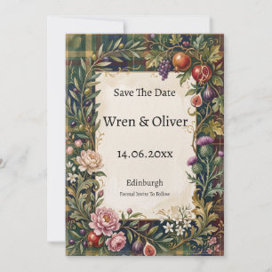Schottische italienische Erntedank-Save-the-Date-K Save The Date