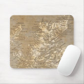 Schottische Karte von Arrowsmith Mousepad (Mit Mouse)