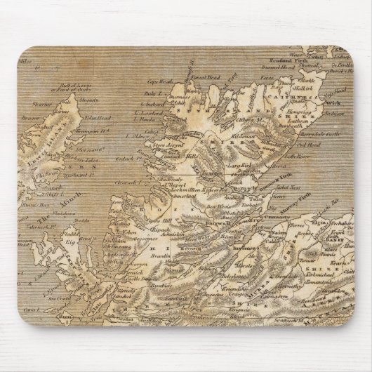 Schottische Karte von Arrowsmith Mousepad (Vorne)