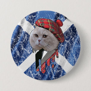 Schottische Katze Button