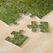 Schottische Kühe auf Weiden Puzzle (Seite)