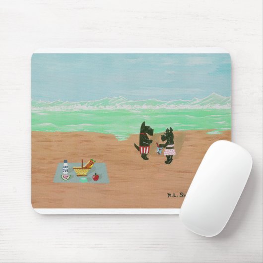 Schottische Küste Mousepad (Mit Mouse)