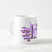 Schottische Land-Tanz-Tasse Kaffeetasse (Vorderseite Links)