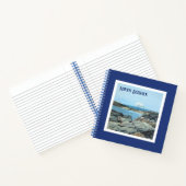 Schottische Landschaft Küstenmalerei mit schöner K Notizblock (Innenseite)