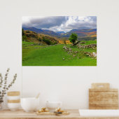 Schottische Landschaft Poster (Küche)