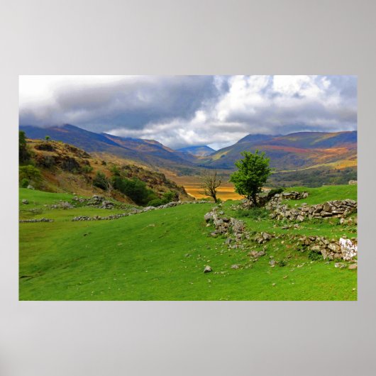 Schottische Landschaft Poster (Vorne)