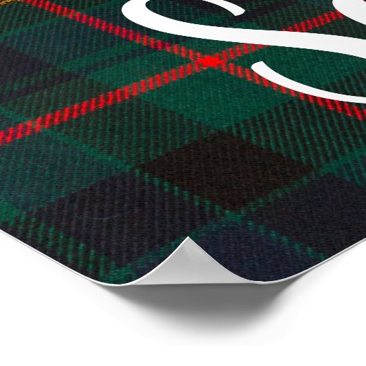 Schottische Landschaft Poster (Ecke)