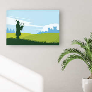 Schottische Landschaft Poster