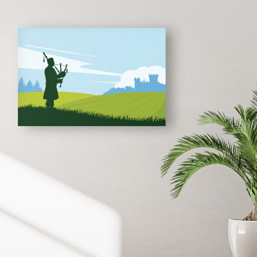 Schottische Landschaft Poster