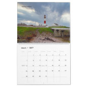 Schottische Leuchttürme Kalender (Mär 2027)