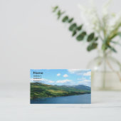 Schottische Loch-Visitenkarte Visitenkarte (Stehend Vorderseite)