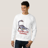 Schottische Lochs, die Nessie-Kleid Flyfishing Sweatshirt (Vorne ganz)