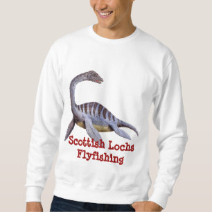 Schottische Lochs, die Nessie-Kleid Flyfishing Sweatshirt