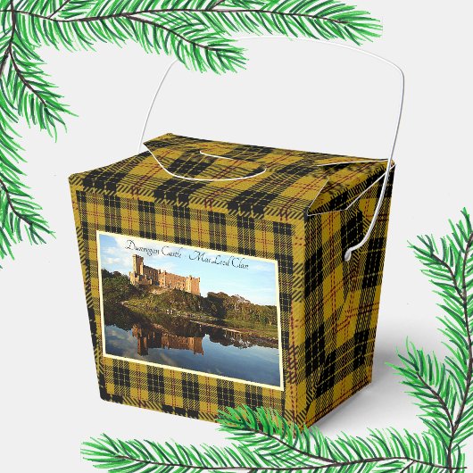 Schottische MacLeod Clan Dunvegan Castle Favor Box Geschenkschachtel