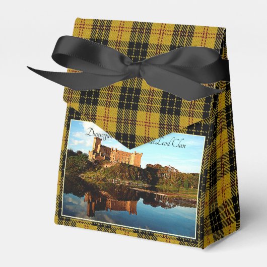 Schottische MacLeod Clan Dunvegan Castle Favor Box Geschenkschachtel (Vorderseite)
