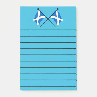 Schottische Notizblöcke Post-it Klebezettel