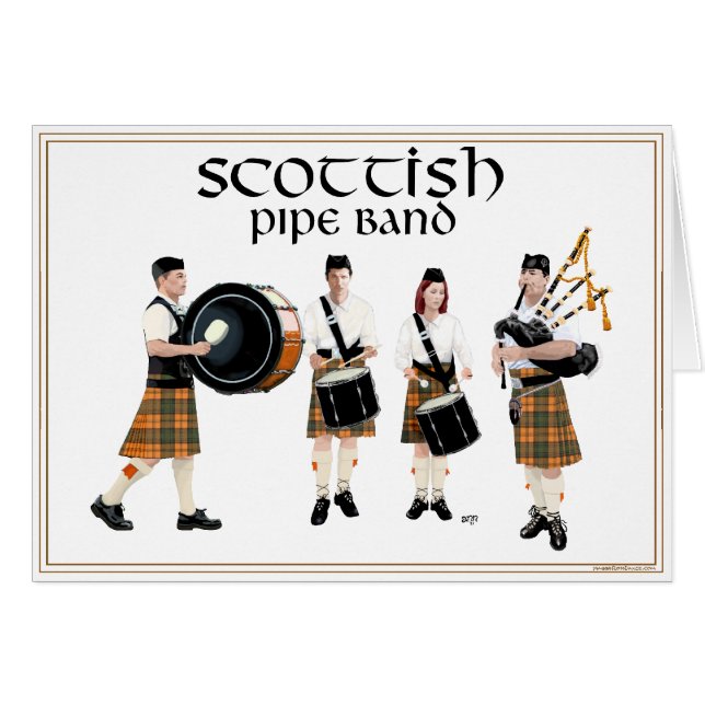 Schottische Pipe Band - Butterscotch (Vorderseite (Horizontal))