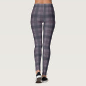 Schottische Plaids lila Leggings (Rückseite)