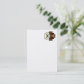 Schottische Ritus-Visitenkarte Visitenkarte (Stehend Vorderseite)