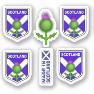 Schottische Schildflagge aus Schottland Aufkleber