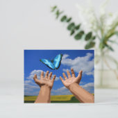 Schottische Schmetterlingsfliege nach der Karte (Stehend Vorderseite)