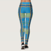 schottische Schottenmuster-Leggings Leggings (Rückseite)