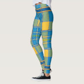 schottische Schottenmuster-Leggings Leggings (Links)