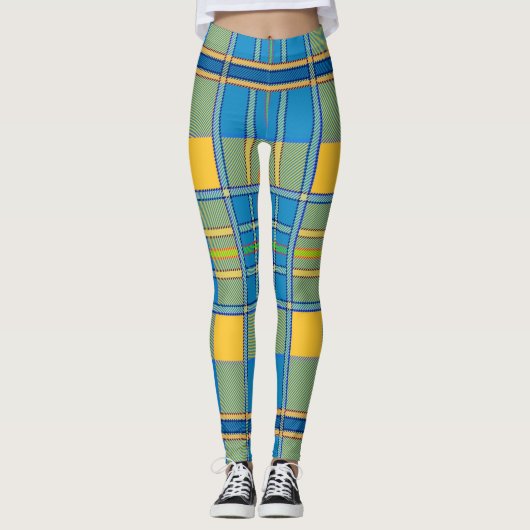 schottische Schottenmuster-Leggings Leggings (Vorderseite)