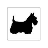 Schottische Silhouette/Seitenansicht Gummistempel (Prägung)