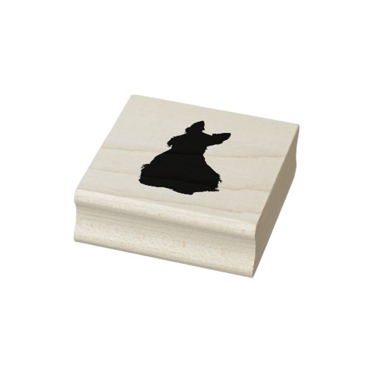 Schottische Silhouette/Sitzungsansicht Gummistempel (Stempel)