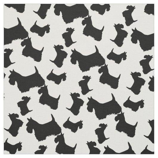 Schottische Silhouetten Stoff (Muster)