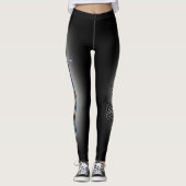 Schottische Stahlclan-Thompsontartan-Klinge Leggings (Vorderseite)