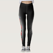 Schottische Stahlclan-Wallacetartan-Klinge Leggings (Vorderseite)