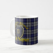 Schottische stolze Schalen-Tassen Clan-Napiers Kaffeetasse (Vorderseite Links)