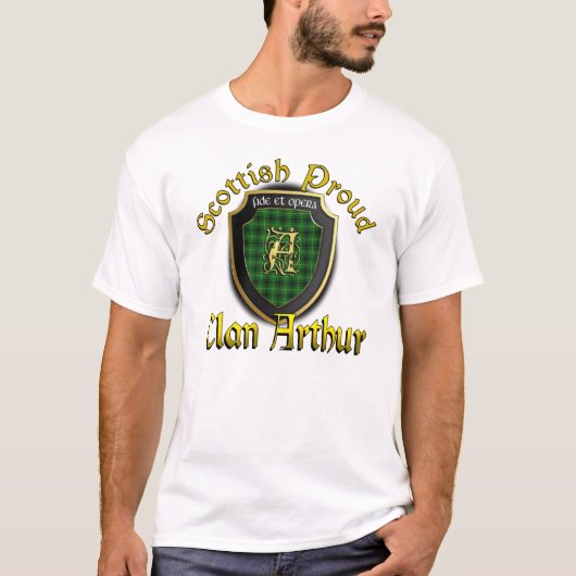 Schottische stolze Shirts Clan-Arthurs (Vorderseite)