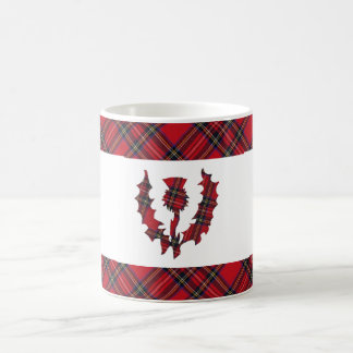Schottische Tartan-Distel-Tasse Kaffeetasse