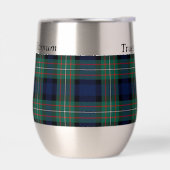 Schottische Tartan-isolierte Taumeltasse (Links)