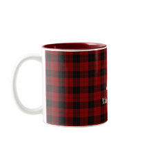 Schottische Tartan Scotty | personalisierte Tasse