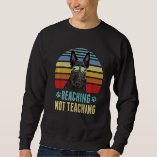 Schottische Terrier Dog Summer nicht lehren Sweatshirt