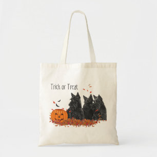 Schottische Terrier Halloween Tragetasche