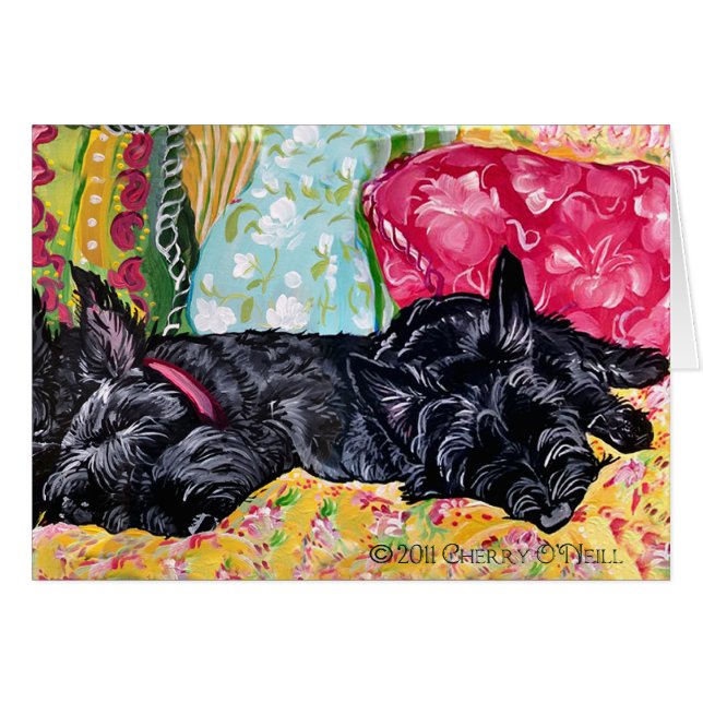 Schottische Terrier-Hütte (Vorderseite (Horizontal))