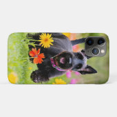 Schottische Terrier in Gras und Blume Case-Mate iPhone Hülle (Rückseite (Horizontal))