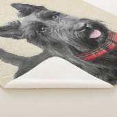 Schottische Terrier-Malerei - niedliche Sherpadecke (3/4)