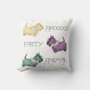 Schottische Terrier Partytiere Kissen