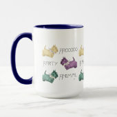 Schottische Terrier Partytiere Tasse (Links)