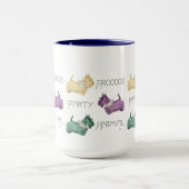 Schottische Terrier Partytiere Tasse (Zentrum)
