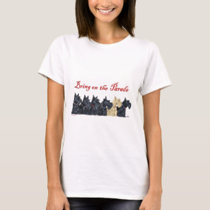 Schottische Terrier Patrioten-Halsbänder T-Shirt