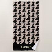 Schottische Terrier Strandtuch (Vorderseite)