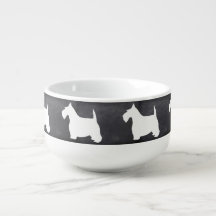 Schottische Terrier-Suppen-Tasse